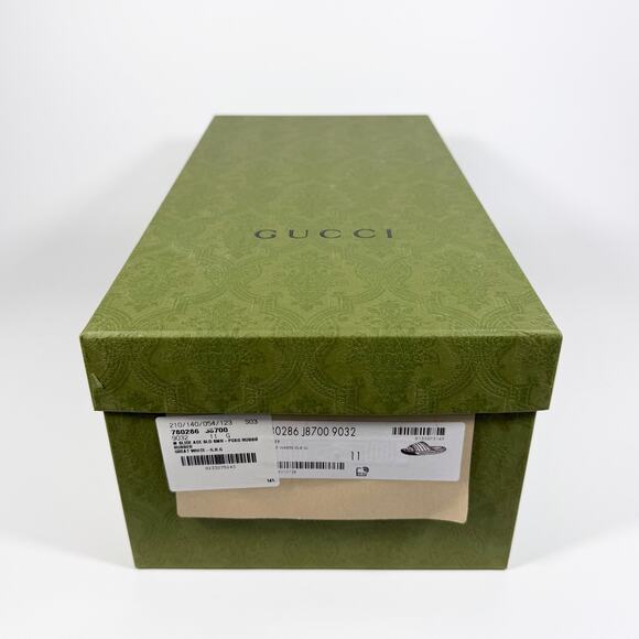 Gucci Web Rubber Pool Slide - Men’s 11.5 - Picture 8 of 8